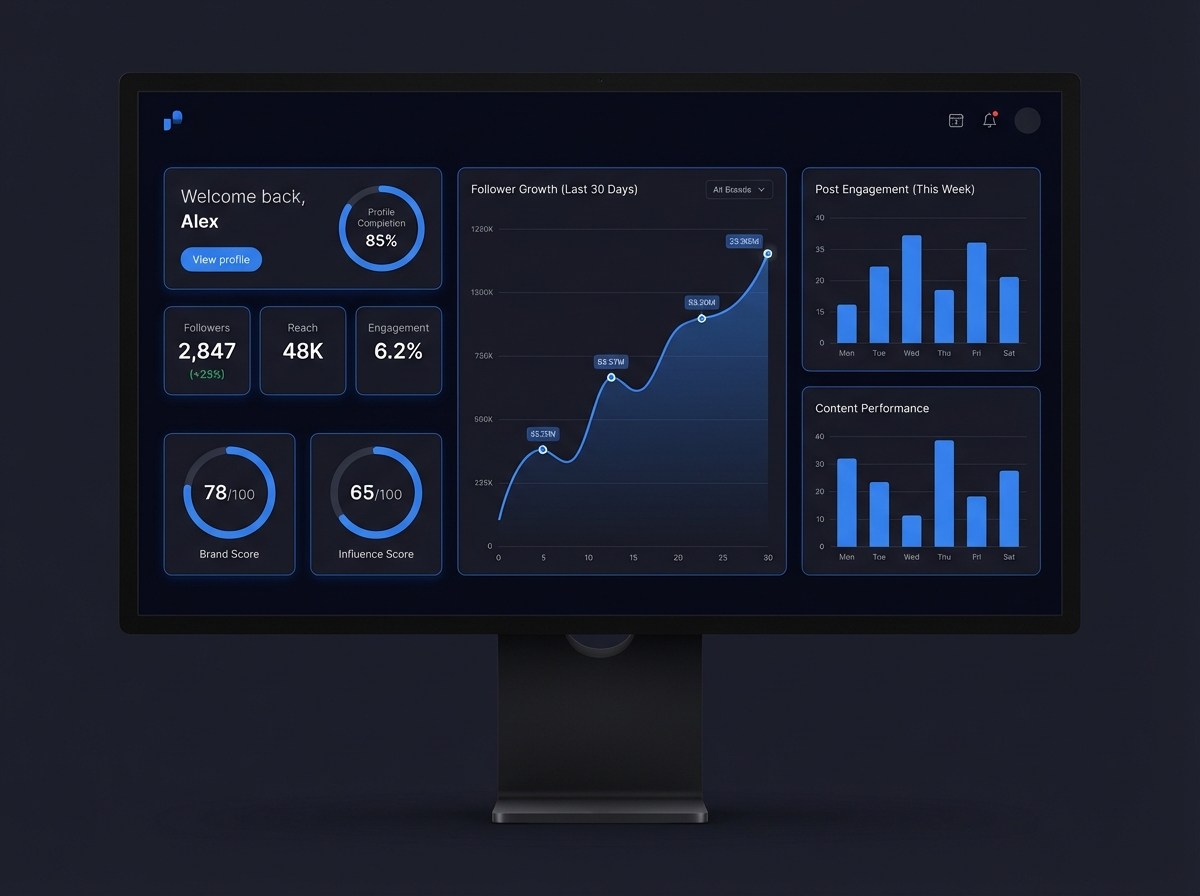 Analytics dashboard